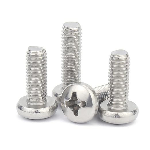 Select #2-56 X 3/4 In Phillips Round Machine Screw, Zinc Plated Steel 100 Pk U242110080075