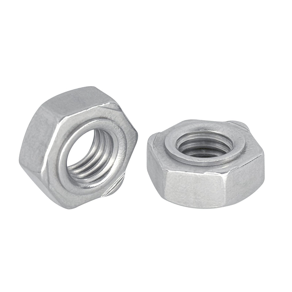 M10-1.5 Hex Weld Nut / 3 Projections 316 Stainless Steel DIN929 (690pcs/Pkg)