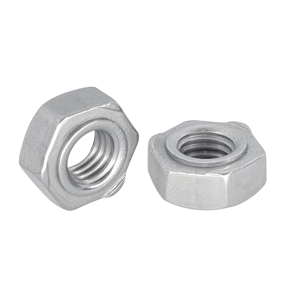 M10-1.5 Hex Weld Nut / 3 Projections 304 Stainless Steel DIN929 (1000pcs/Pkg)