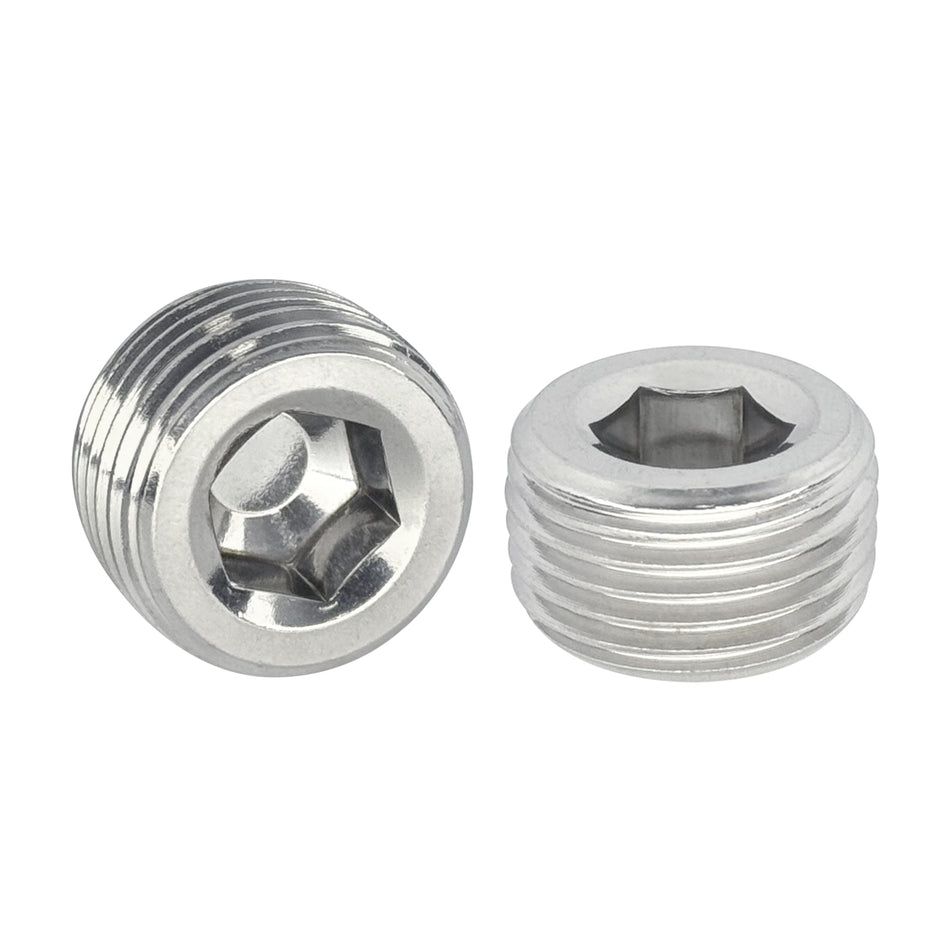 G1/2-14 Threaded Plugs 304 Stainless Steel DIN906 (100pcs/Pkg)