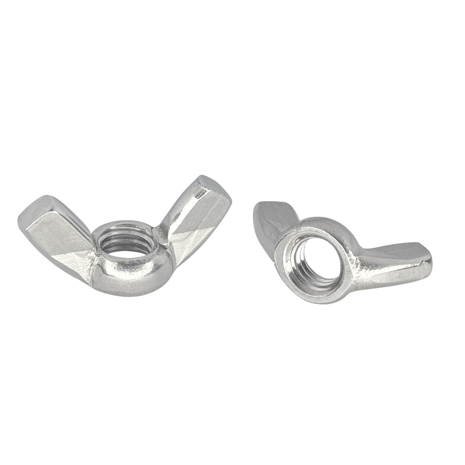 M12-1.75 Wing Nut 316 Stainless Steel DIN315 (250pcs/Pkg)