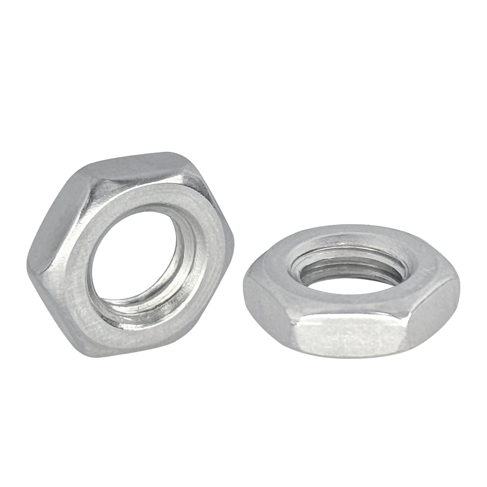 M10-1.5 Thin-Profile Hex Nut 316 Stainless Steel DIN439 (2000pcs/Pkg)