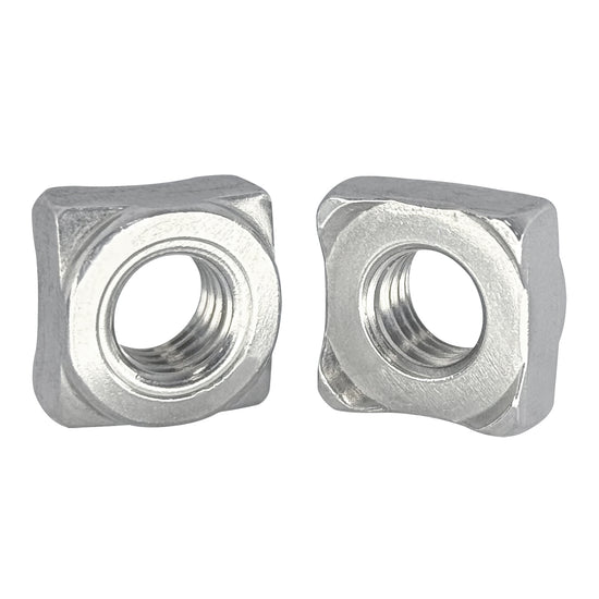 M10-1.5 Square Weld Nut 304 Stainless Steel DIN928 (600pcs/Pkg)