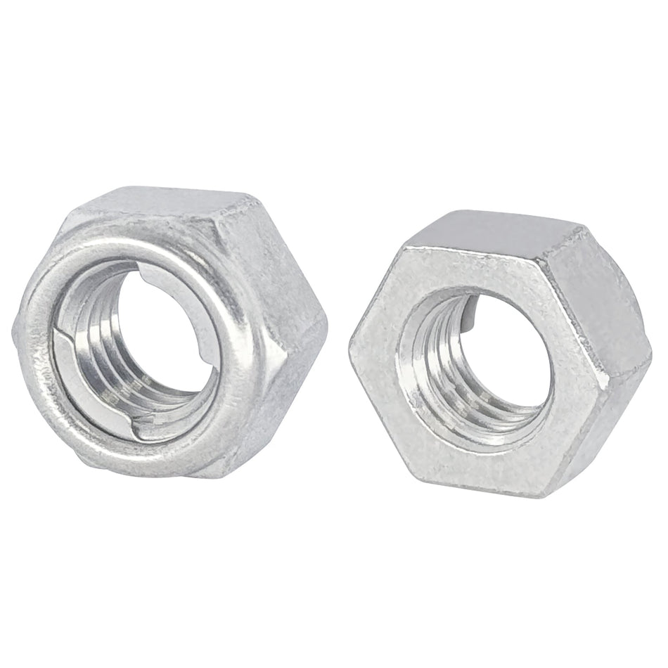 M20-2.5 Prevailing Torque Type Hexagon Nut with Two-piece Metal (Type M) 304 Stainless Steel DIN980M (30pcs/Pkg)
