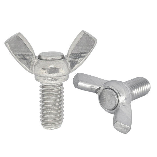 M6-1 X 14 Wing-Head Thumb Screw 304 Stainless Steel (600pcs/Pkg)