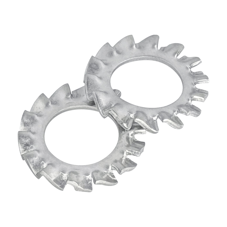 M6 Serrated Lock Washer External Teeth 304 Stainless Steel DIN6798A (10000pcs/Pkg)
