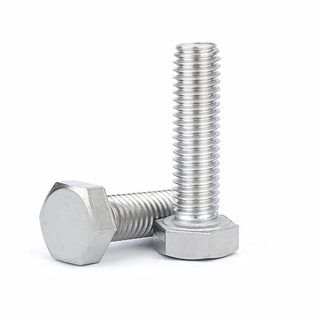 316 Stainless Steel Hex Head Screw 1/4-28*2-1/2 Fine Partially Threaded,2900pcs/Pack