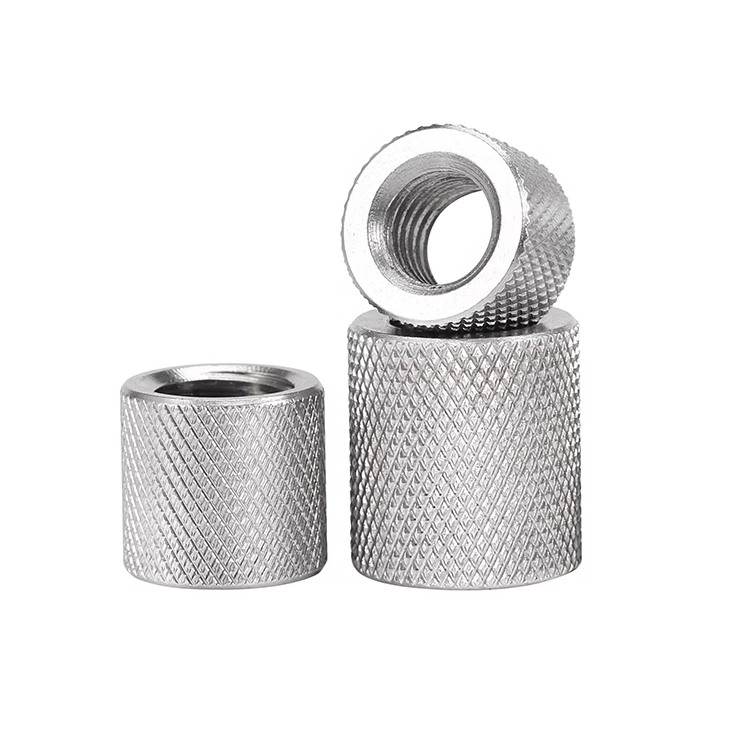 Knurled Extended Thumb Nut 304 Stainless Steel ID2mm x OD5mm x L4mm Thread M2-0.4（500pcs/pack）