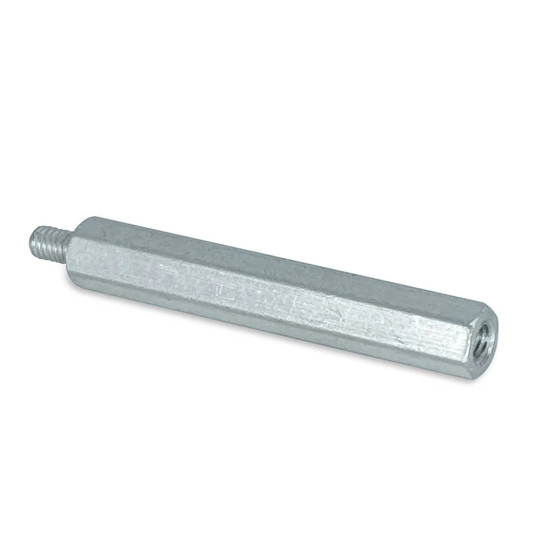 3/16 Hex #2-56 x 17/32 Length Hexagon Male Female Standoffs 6061 Aluminum 300pcs/pack