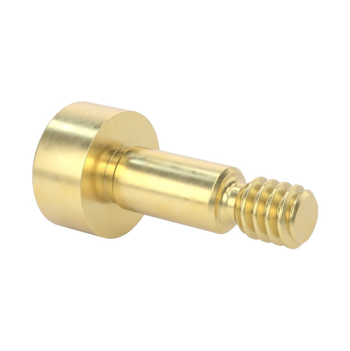 Socket Shoulder Screw - Brass 12mm x 16mm Shoulder M10-1.5 Thread(30pcs/pack)