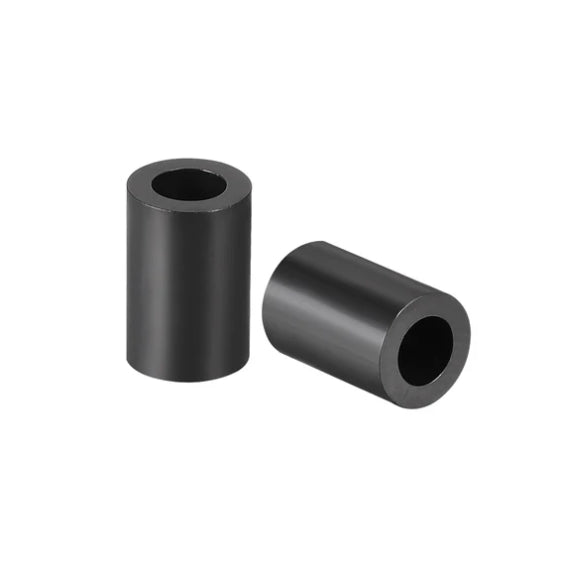 Black ABS Unthreaded Round Spacer 4.2mm ID , 7 mm OD, 8 mm Long, for M4 Screw Size,1000pcs/Pack