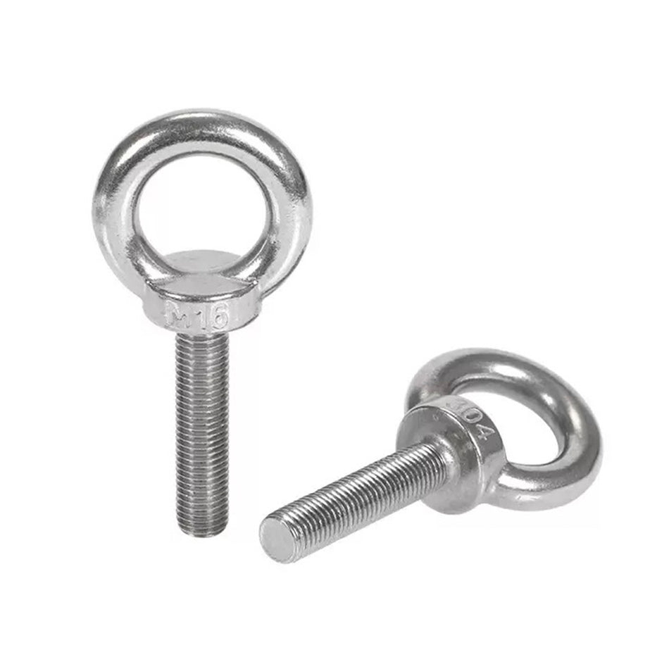 M8-1.25 30mm Thread Length Eye Bolt 304 Stainless Steel DIN580 (200pcs/Pkg)