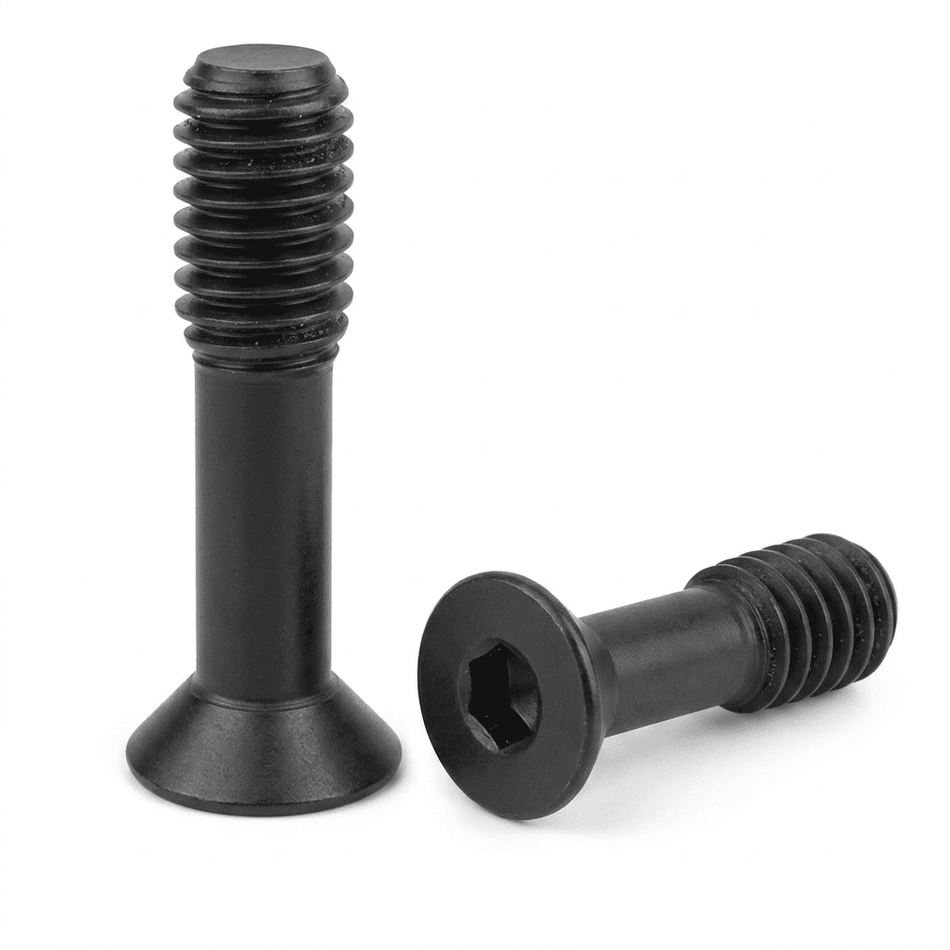 M2-0.40 x 8 mm Flat Socket Head Captive Screws 304 Stainless Steel Black - 1000pcs/pack