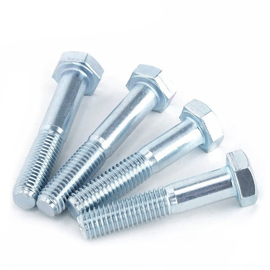 1/2-13 x 3-1/2 Partially Threaded Hex Cap Screws Alloy Steel Grade 5 Zinc Cr+3(200/pack)