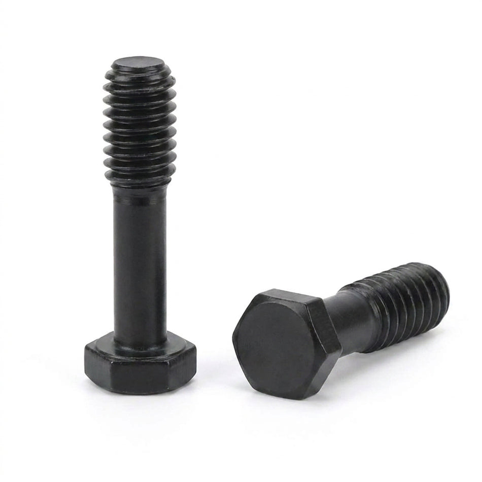 M5-0.80 x 95 mm Hex Head Captive Screws 304 Stainless Steel Black - 50pcs/pack