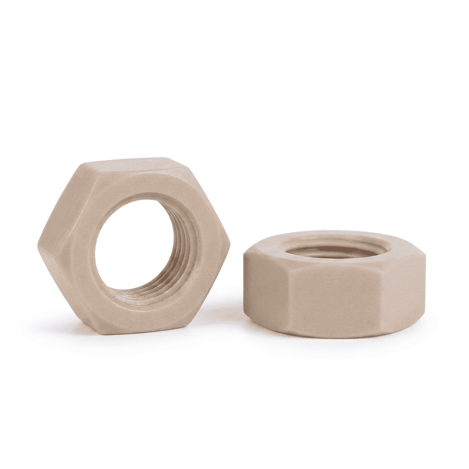 M5-0.80 x Hex Nuts PEEK - 100pcs/pack