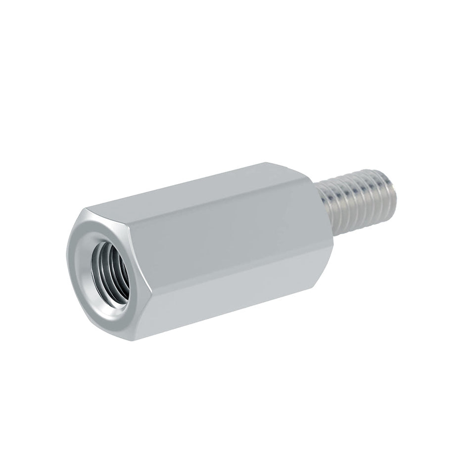 6 mm OD x 15 mm L x M3x.5 Thread Aluminum Male/Female Hex Standoff (500pcs/pack)