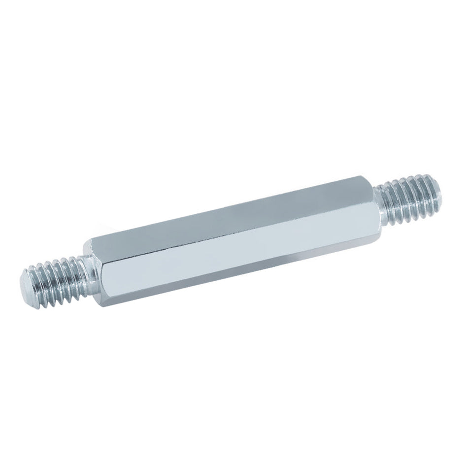 1/4OD x (3/8 & 3/8 L) x (8-32 & 8-32 Threads) Aluminum Male/Male Hex Standoff, Plain (100pcs/pack)