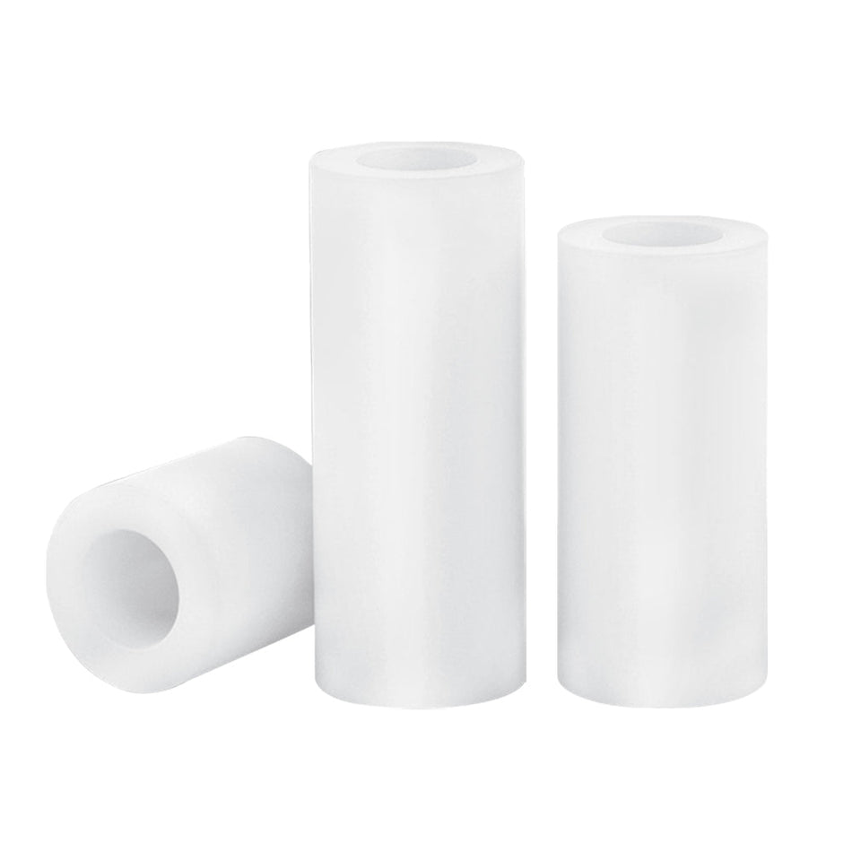 Nylon Unthreaded Spacer 13 mm OD, Off-White, 51 mm Long, for M4 Screw Size,100pcs/Pack