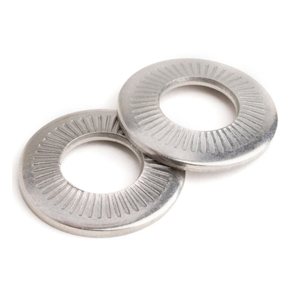 M5(宽型) Contact Lock Washers (Ribbed) Stainless Steel 316 Passivated NFE 25-511, 650/Pack