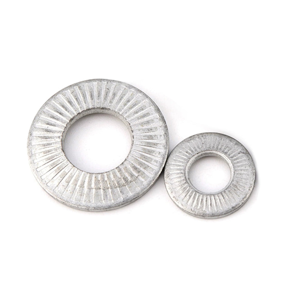 M8(¿íÐÍ) Contact Lock Washers (Ribbed) Steel S60C Dacromet NFE 25-511, 800/Pack