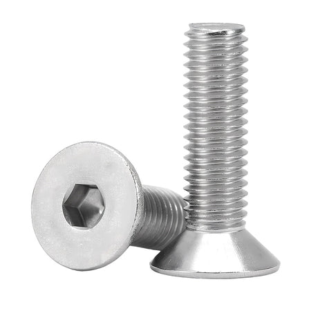 M20-2.50 x 50 mm Flat Socket Head Cap Screw Fully Threaded Stainless Steel 316, 100 pcs/Pack