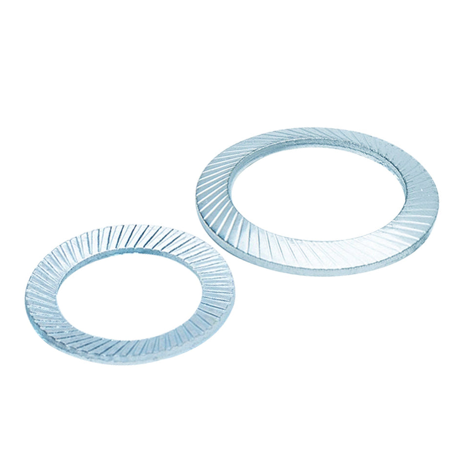 M6 Heavy Duty Safety Washers (S-series) Steel 65Mn 420-510HV Blue-white Zinc Plated 48H Salt Spray DIN 9250 S, 8800/Pack