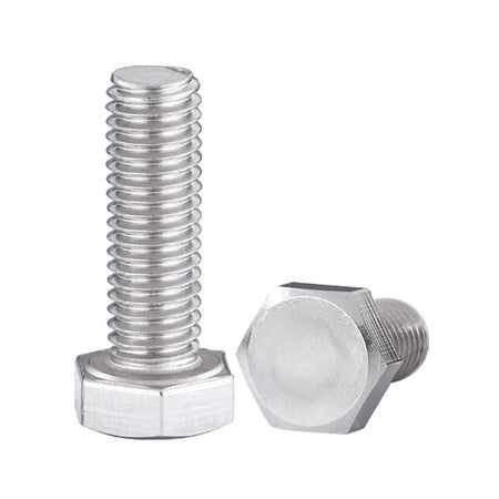 5/8"-11 x 5" Hex Cap Screw Fully Threaded Coarse 18-8 Stainless Steel, 50 pcs/Pack