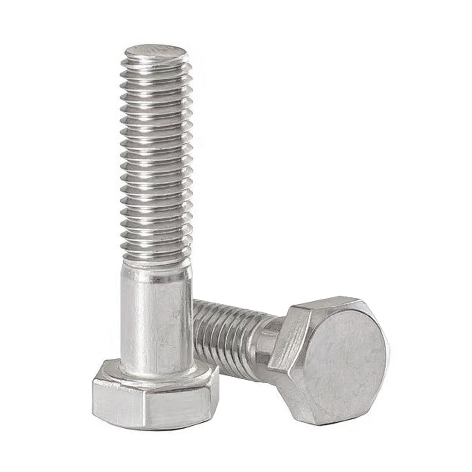1/4"-20 x 6" Hex Cap Screw Partially Threaded Coarse 18-8 Stainless Steel, 250 pcs/Pack