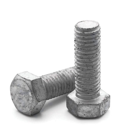 7/16"-14 x 1-1/2" Hex Cap Screw Coarse A307 Grade A Steel Hot Dip Galvanized, 550 pcs/Pack