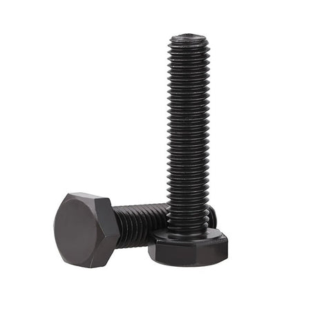 3/8"-16 x 7/8" Hex Cap Screw Fully Threaded Coarse Grade 5 Steel Plain, 1000 pcs/Pack
