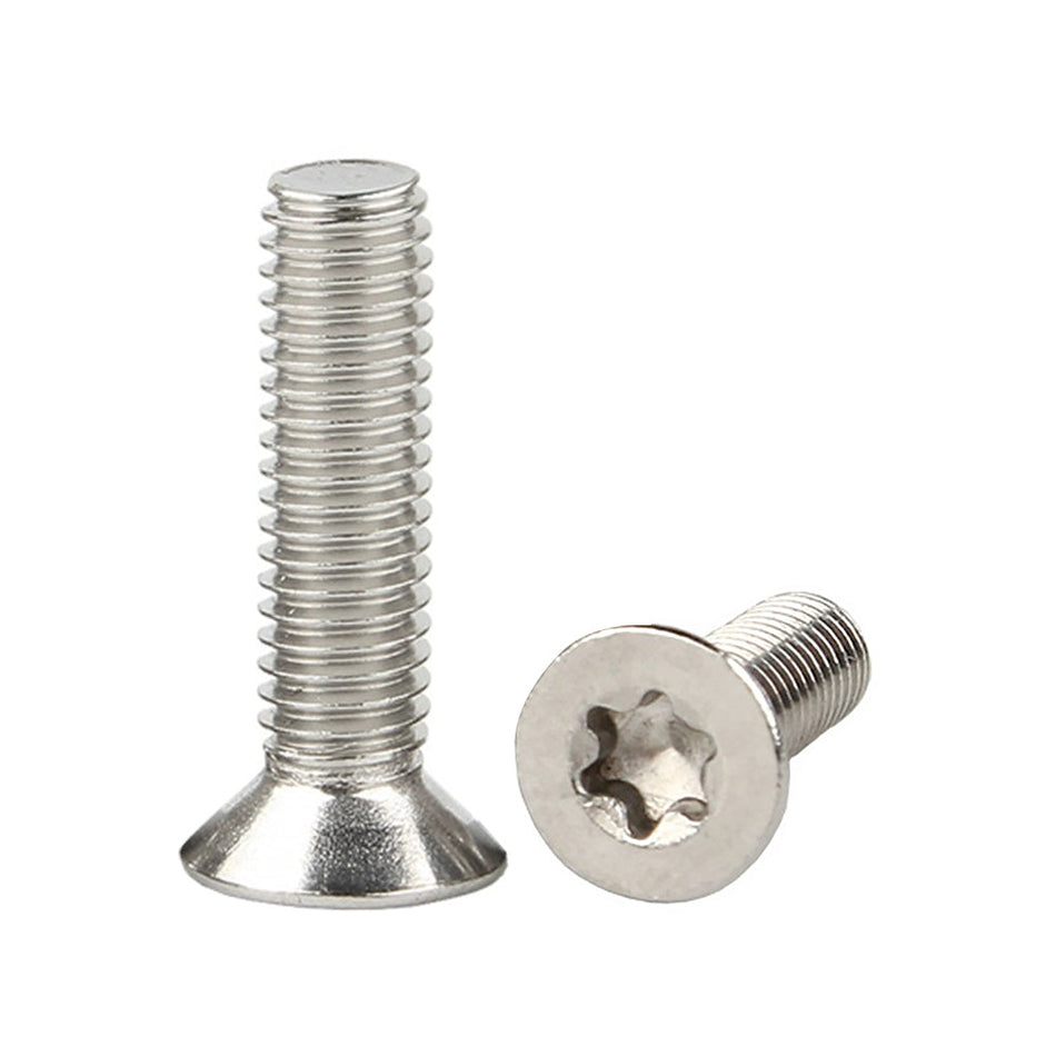 M6 x 95mm Hex-lobular Socket Countersunk Flat Head Screws Stainless Steel 316 Passivated 72 Hours Salt Spray Test (Red Rust), 400 pcs/Pack