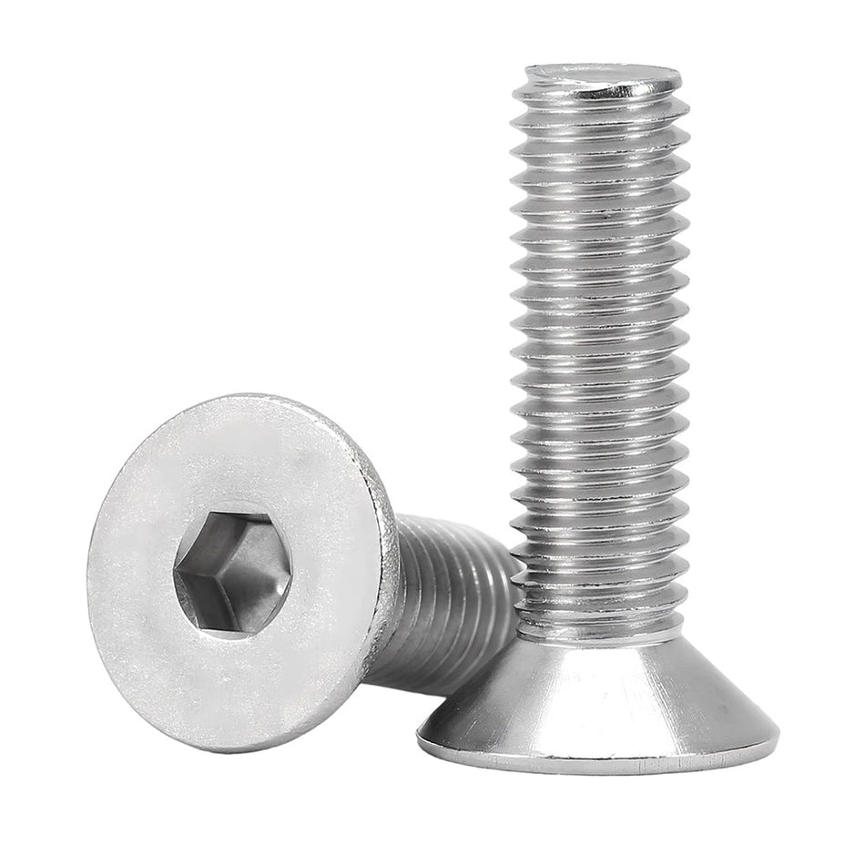 1/4-20 x 3" Hexagon Socket Countersunk Head Cap Screws Stainless Steel 316 Passivated 48 Hours Salt Spray Test (Red Rust), 450 pcs/Pack