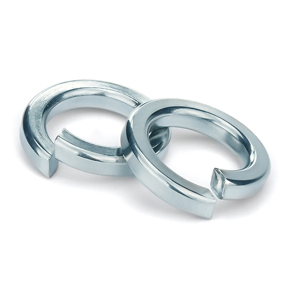 M5 High Collar Spring Lock Washers Steel 70# 430-530HV Blue-white Zinc Plated (Trivalent) DIN 7980, 26000/Pack