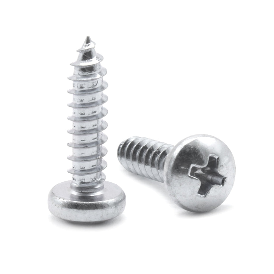 ST4 x 55mm Phillips Pan Head Tapping Screws Stainless Steel 304 Passivated 12 Hours Salt Spray Test (Red Rust), 2600 pcs/Pack