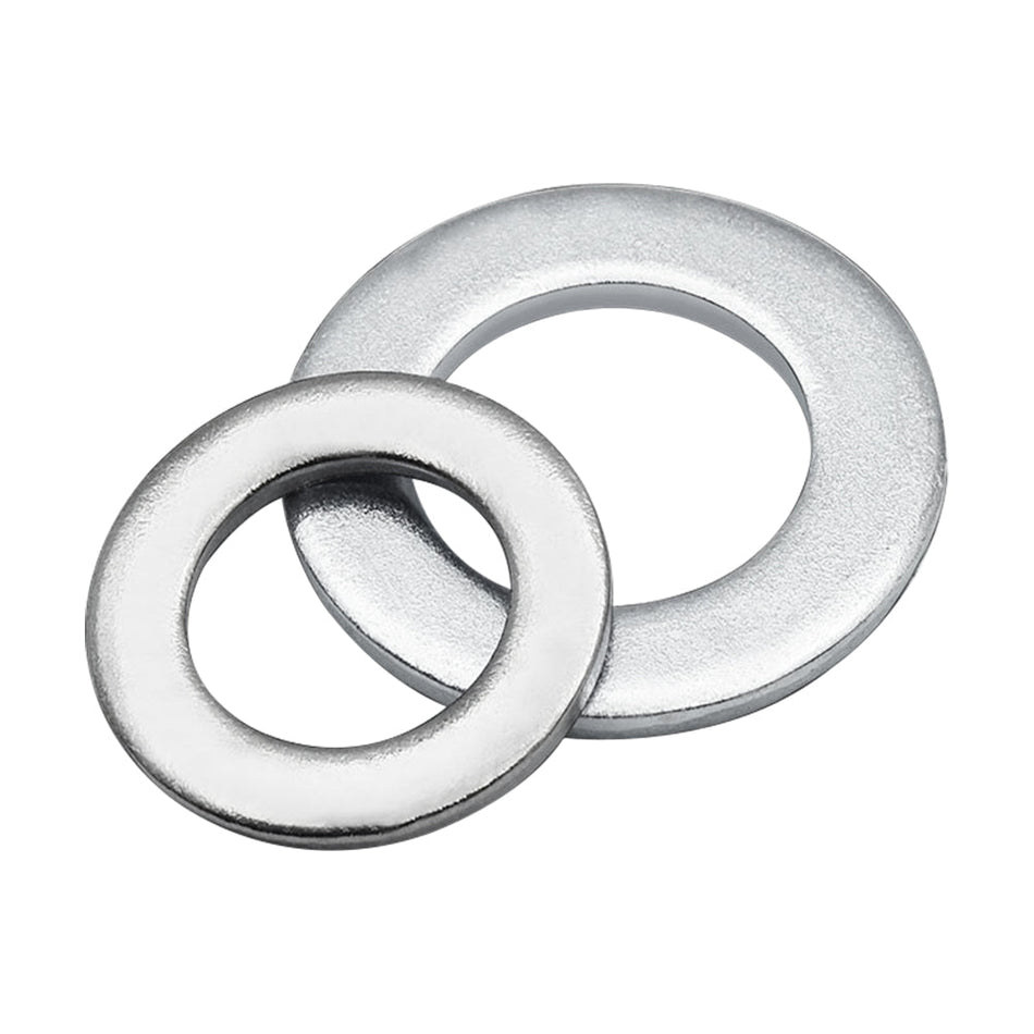 M8 Plain Washers for Steel Structures Stainless Steel 304 140HV Passivated DIN 126, 10000/Pack