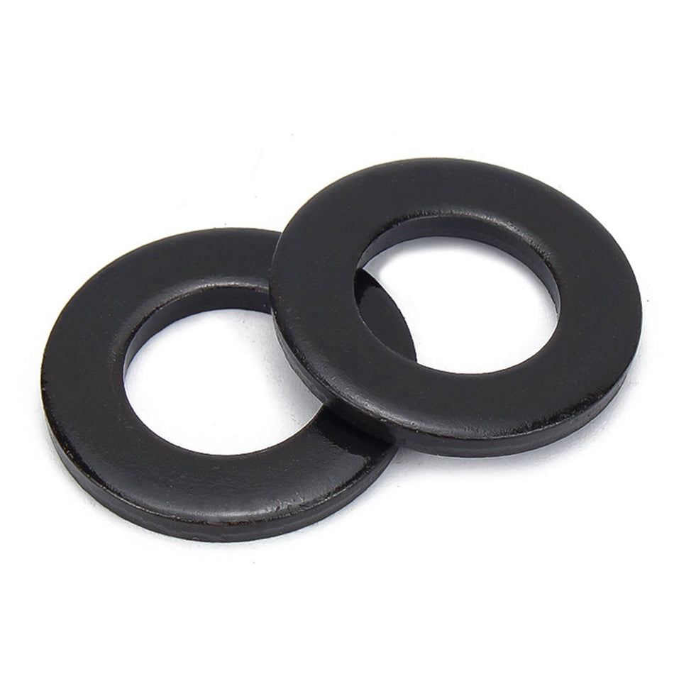 M10 Plain Washers (Form A) Steel Q235 140HV Black Oxide DIN 125 A, 10000/Pack
