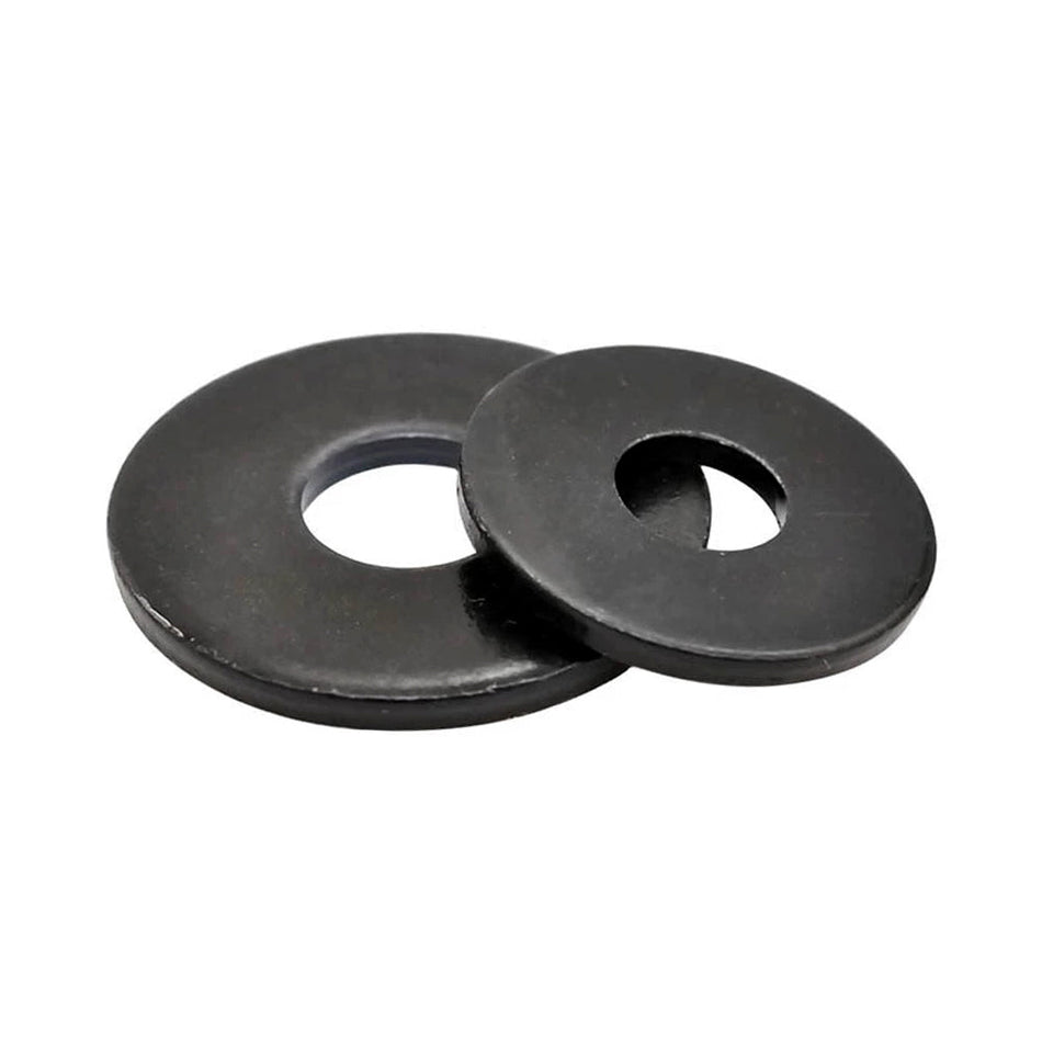 M8 Plain Washers, Large Series Steel Q235 100HV Black Oxide ISO 7093-1, 5500/Pack