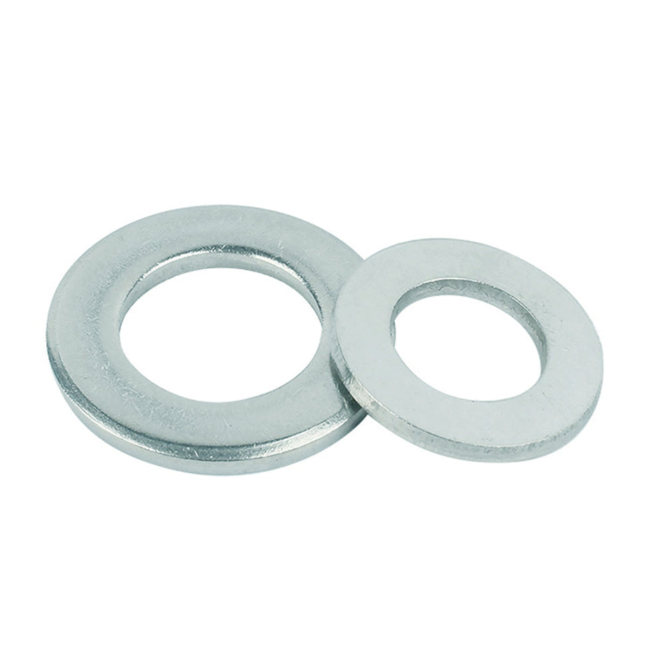 M24 Plain Washers, Normal Series, Chamfered, Grade A Steel Automotive Grade 200HV Blue-white Zinc Plated (Trivalent) 24H Salt Spray ISO 7090, 850/Pack