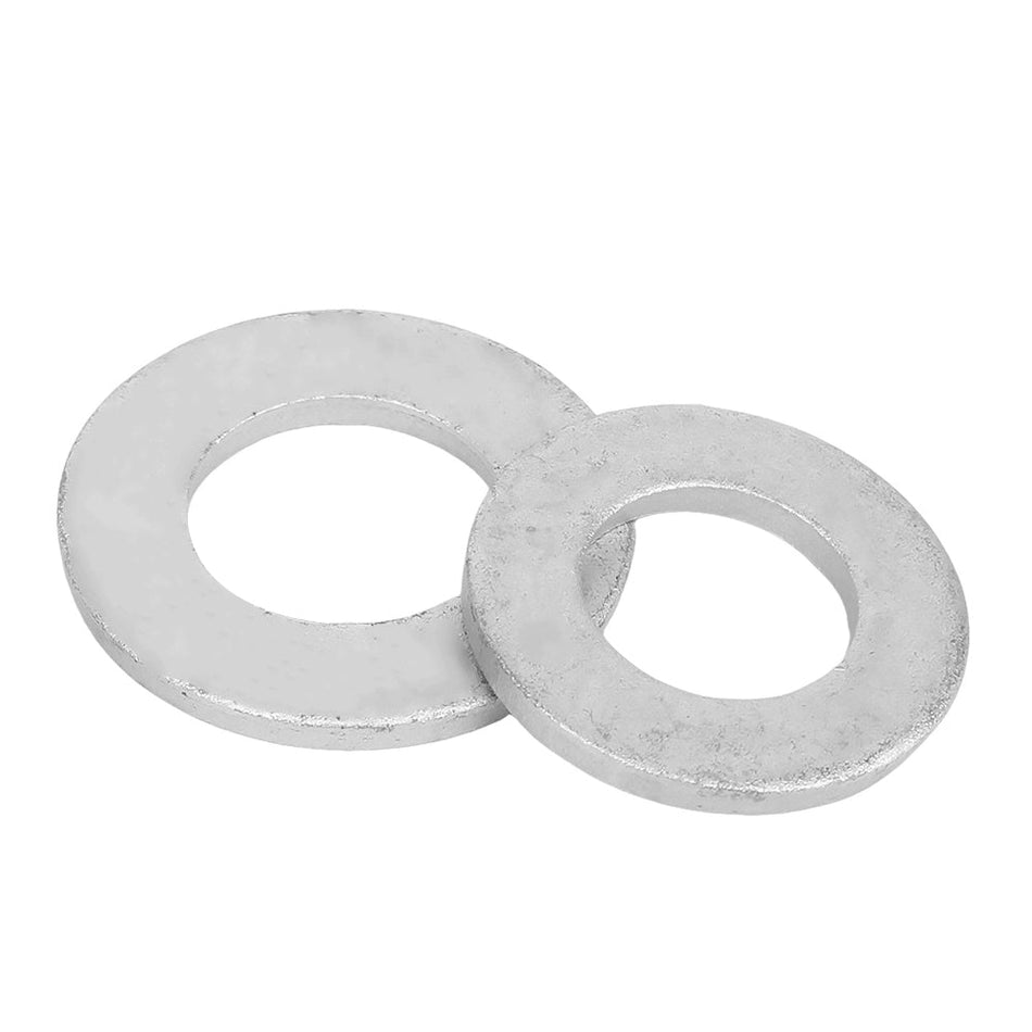 M24 Plain Washers, Normal Series, Grade A Steel Q235 140HV Dacromet 1000H Salt Spray ISO 7089, 800/Pack