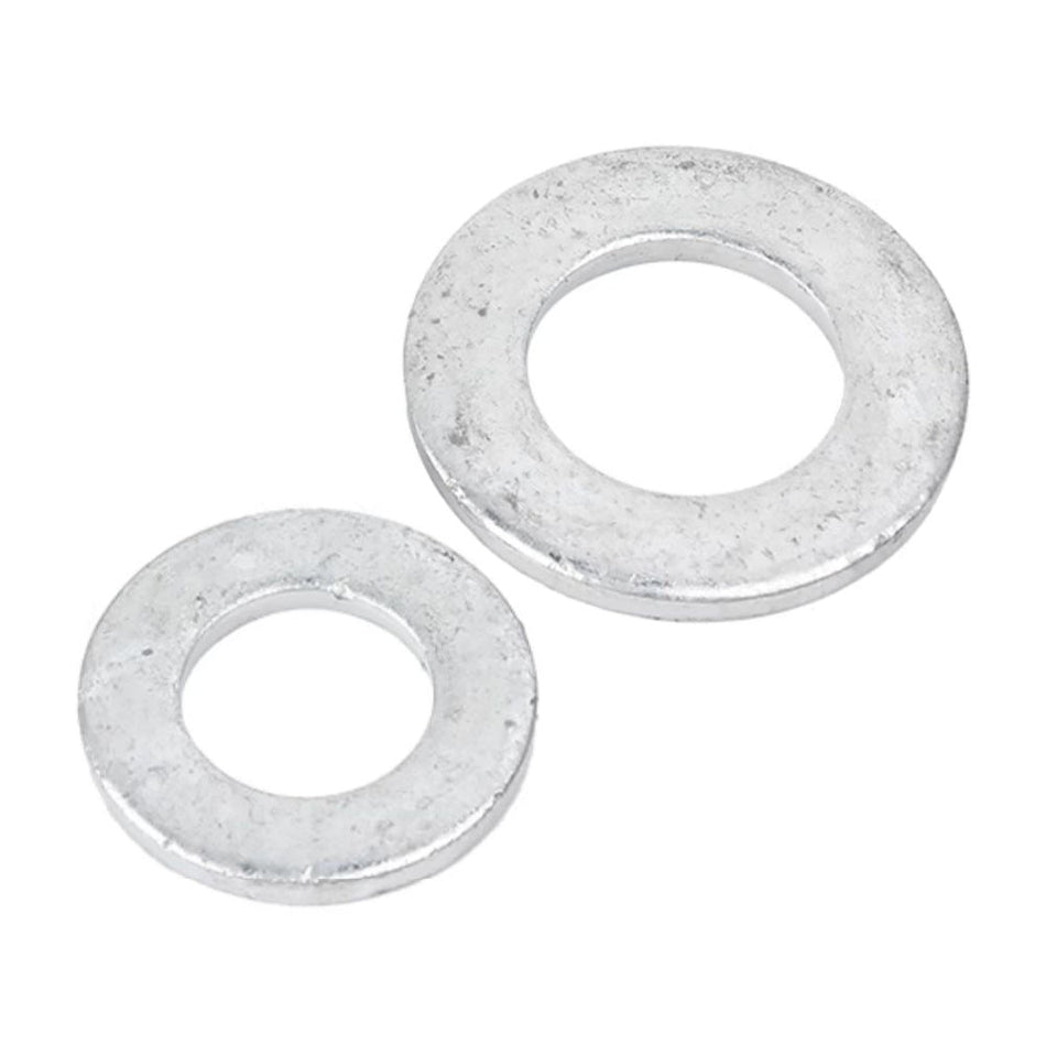 M36 Plain Washers, Normal Series Steel Q235 200HV Hot Dip Galvanized (HDG) ISO 7089, 300/Pack