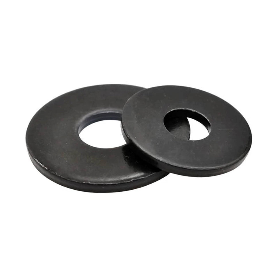 M5 Plain Washers with Large Outside Diameter Steel Q235 200HV Black Oxide DIN 9021, 18000/Pack