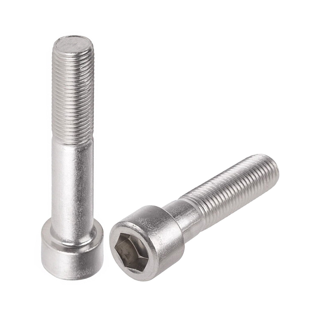 M12-1.75 x 110 mm Socket Head Cap Screw Partially Threaded Stainless Steel 18-8, 100 pcs/Pack