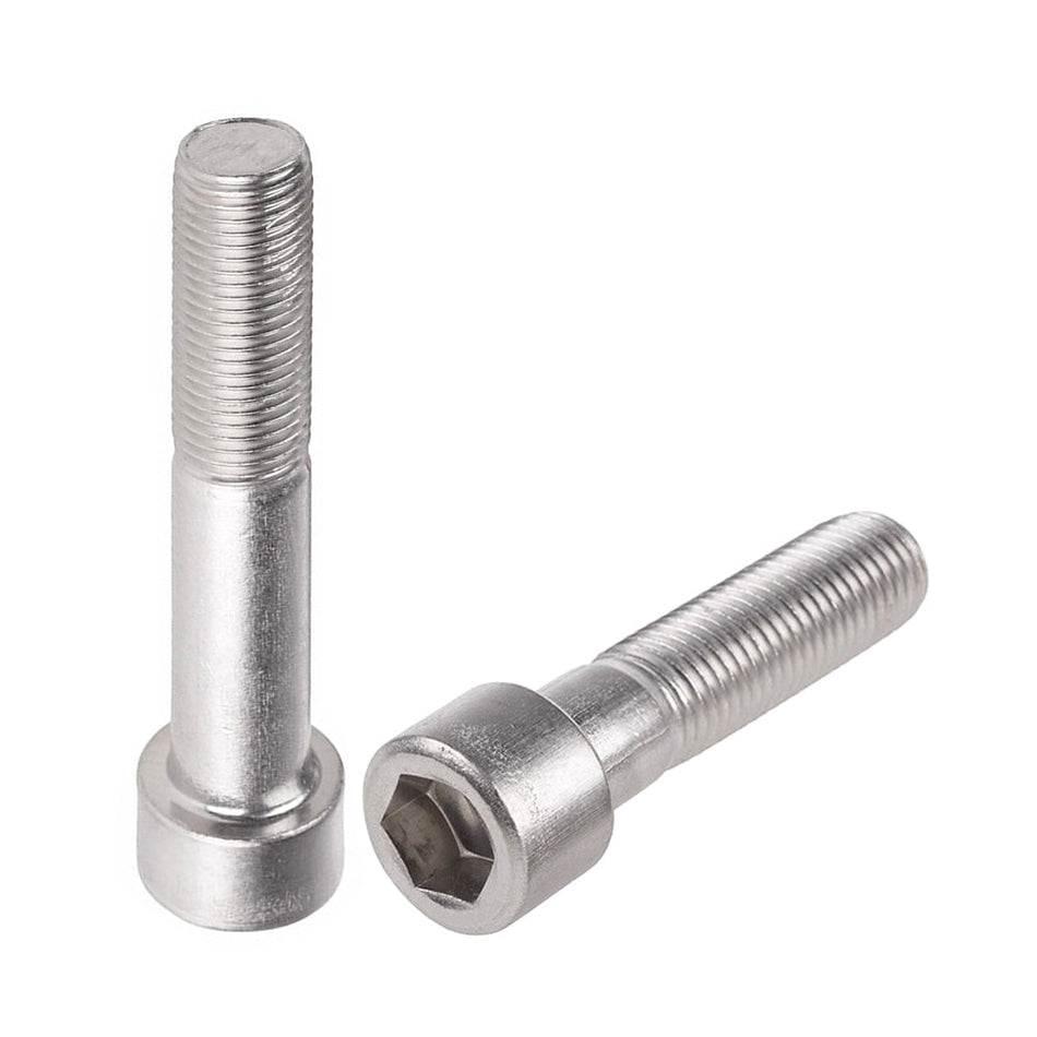 M12-1.75 x 110 mm Socket Head Cap Screw Partially Threaded Stainless Steel 18-8, 100 pcs/Pack