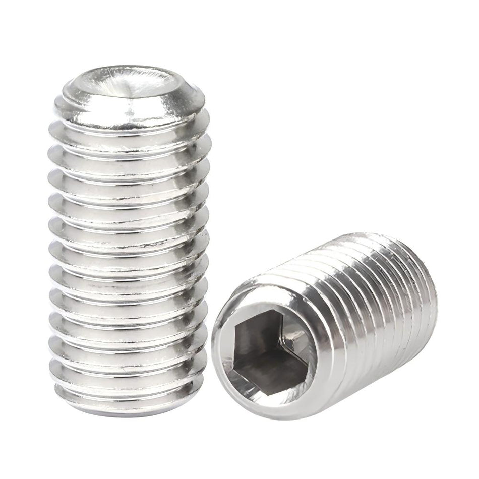 #3-48 x 3/16" Cup Point Socket Set Screw Coarse Stainless Steel 18-8, 1000 pcs/Pack