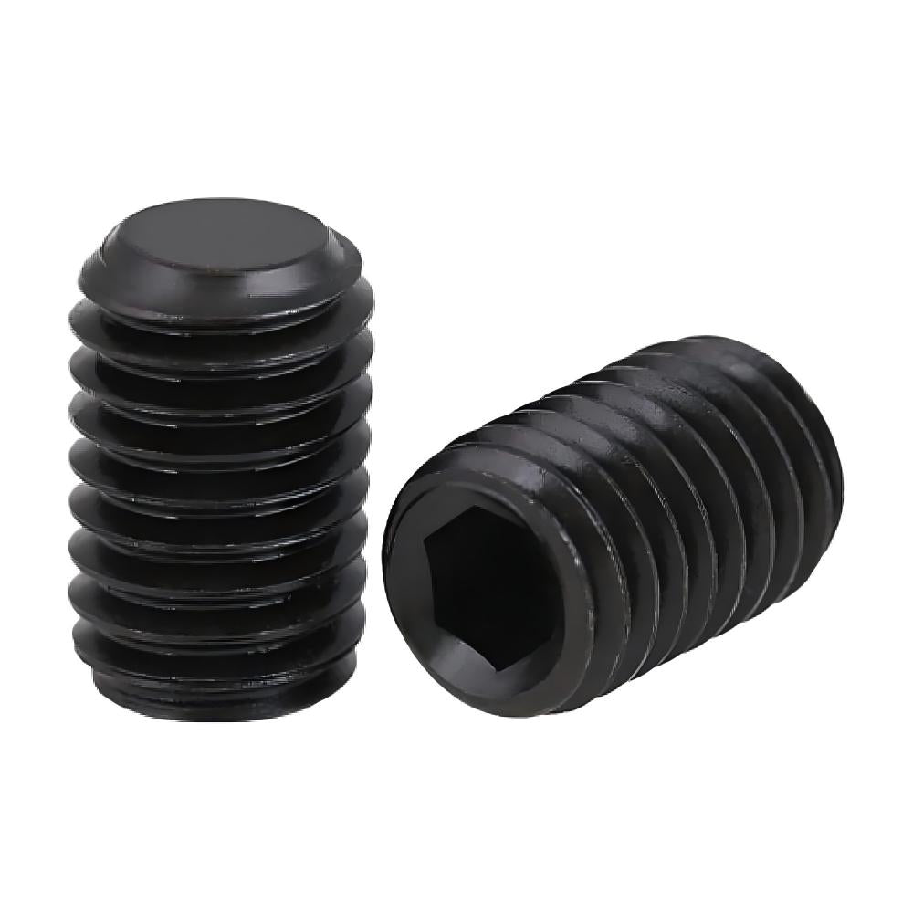 1/4"-20 x 1-3/4" Flat Point Socket Set Screw Coarse Alloy Steel Thermal Black Oxide, 2000 pcs/Pack