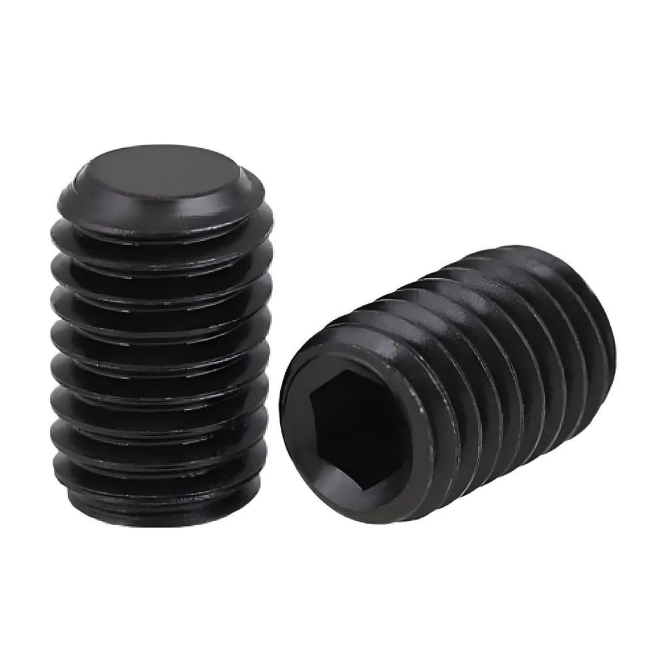 1/4"-20 x 1-3/4" Flat Point Socket Set Screw Coarse Alloy Steel Thermal Black Oxide, 2000 pcs/Pack