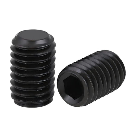 M12-1.75 x 20 mm Flat Point Socket Set Screw Coarse Alloy Steel 45H ISO4026, 1000 pcs/Pack