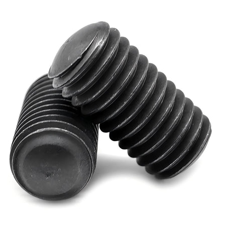 1/2"-13 x 3/8" Oval Point Socket Set Screw Thermal Black Oxide, 1000 pcs/Pack