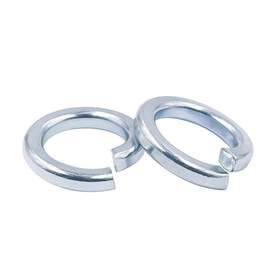 M14 Spring Lock Washers (Form B) Steel 70# 430-530HV Blue-white Zinc Plated (Trivalent) DIN 127 B, 5200/Pack